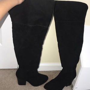 Thigh High Suede Boots